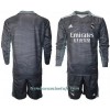 Conjunto (Camiseta+Pantalón Corto) Portero Manga Larga Real Madrid Primera Equipación 2021/22 - Niño